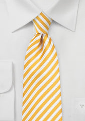 Meyer Lemon Summer Striped Necktie