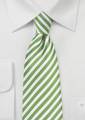 Kiwi Summer Striped Necktie
