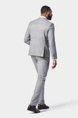 Light Gray Flannel 3 Piece Suit