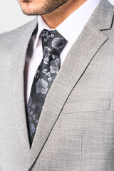 Gray Sharkskin 2 Button Suit