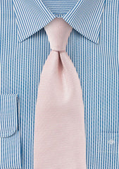 Peach Blush MicroTexture Necktie
