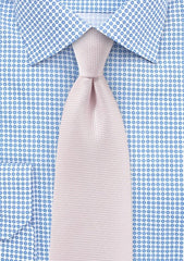Blush MicroTexture Necktie