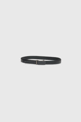 Black Leather Dress Belt