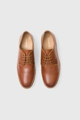 Urban Luxe Derby - Zero Leather Lace Up Tan