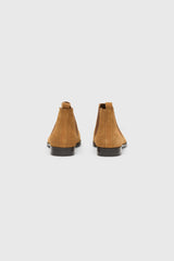 Camel Suede Chelsea Boot