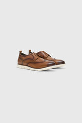 Tan Luxe Wing Tip