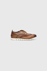 Tan Luxe Wing Tip