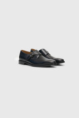 Black Monk Strap Shoes