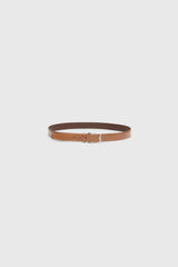 Tan Leather Dress Belt