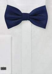 Menswear Navy MicroTexture Bowtie