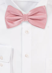 Soft Pink Solid Bowtie