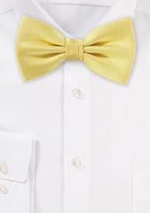 Sun Yellow MicroTexture Bowtie