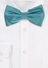 Teal Solid Bowtie