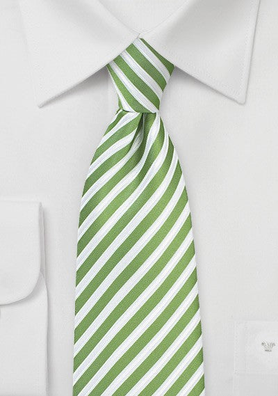Kiwi Summer Striped Necktie