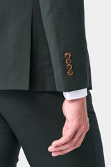 Olive Green Sharkskin 2 Button Suit