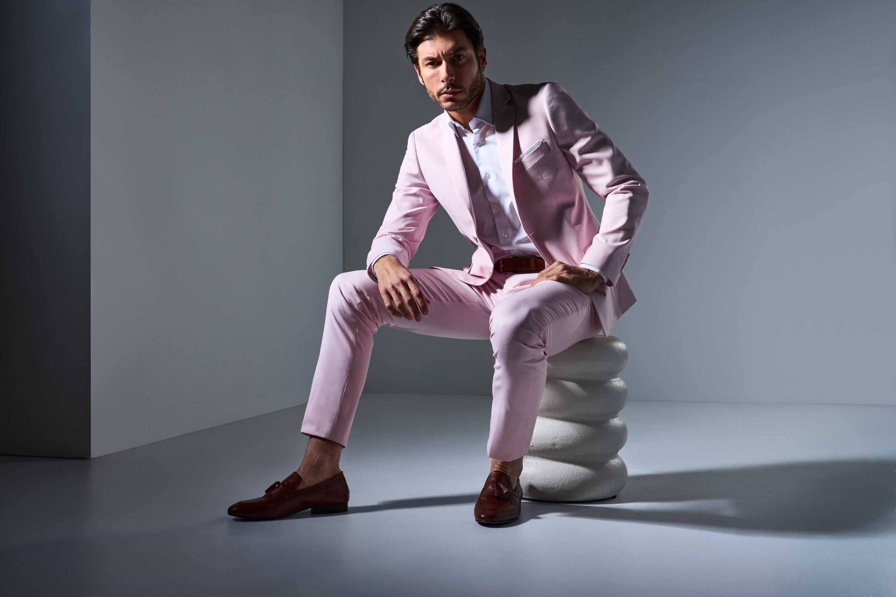 Blush Pink 2 Button Suit