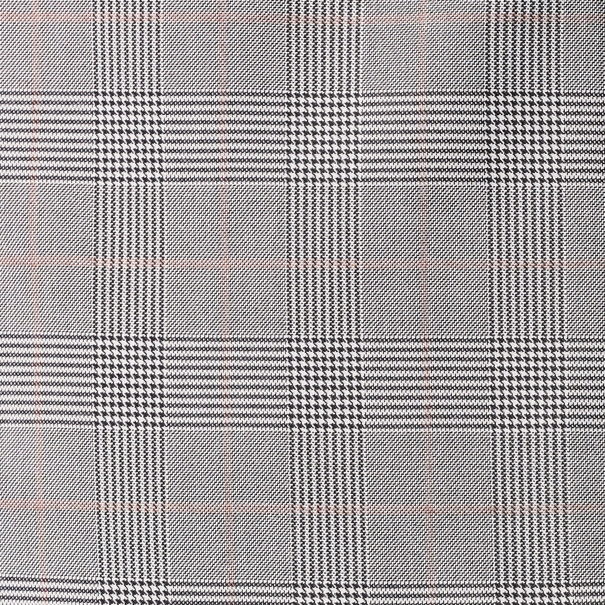 Gray and Rust Glenn Plaid 3 Piece Suit