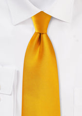Golden Saffron Solid Necktie