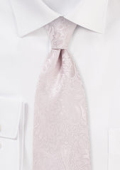 Blush Floral Paisley Necktie