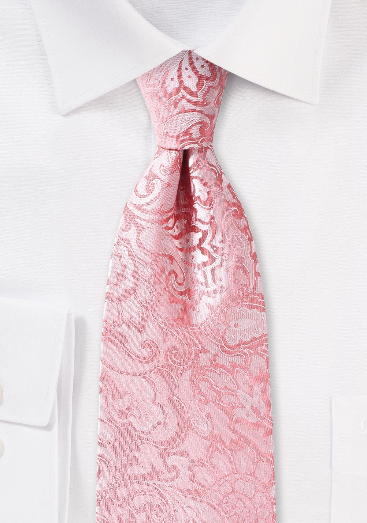 Tulip Floral Paisley Necktie