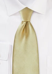 Golden Tan Solid Necktie