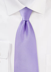 Lavender Solid Necktie