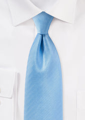 Sky Blue Herringbone Necktie