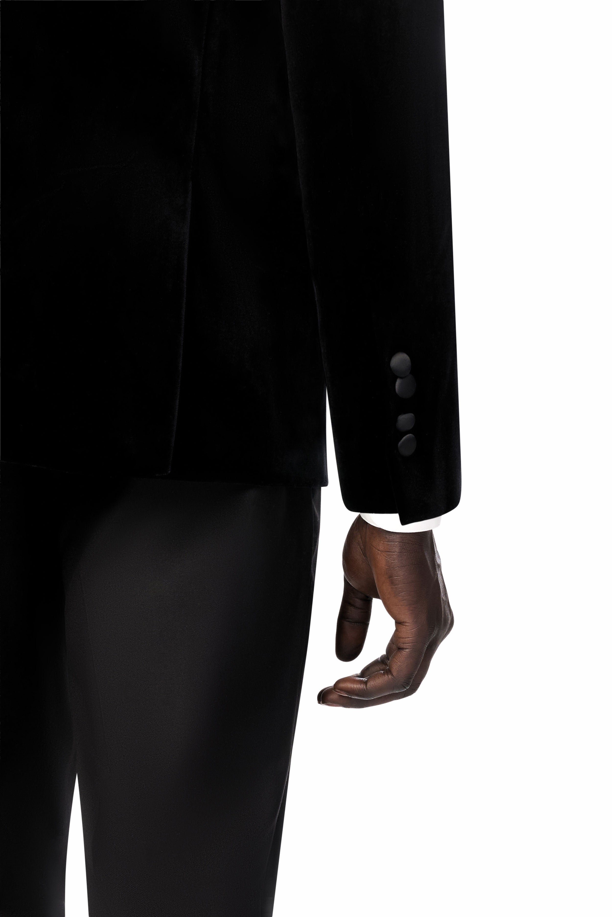 Black Velvet Shawl Lapel Tuxedo