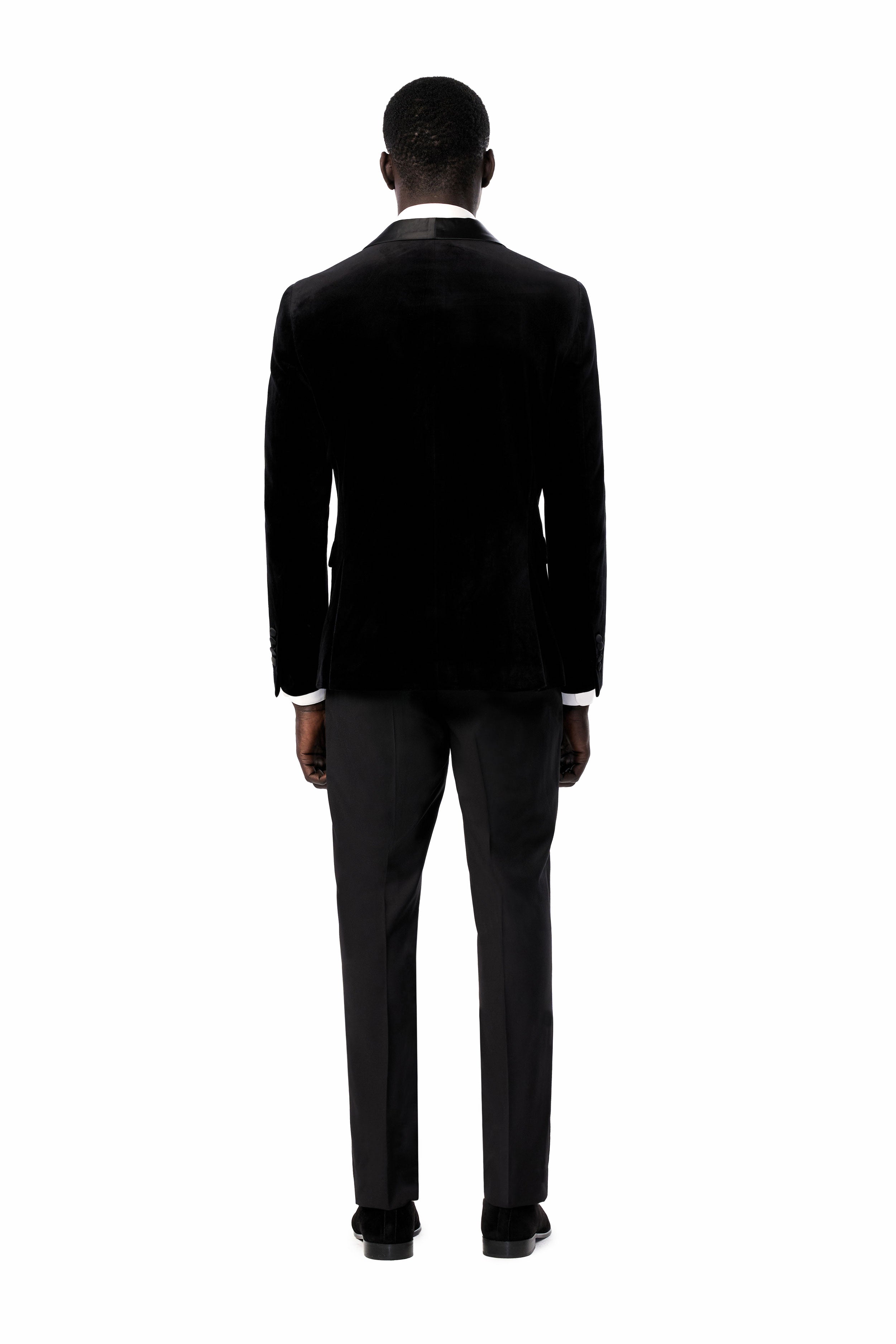 Black Velvet Shawl Lapel Tuxedo