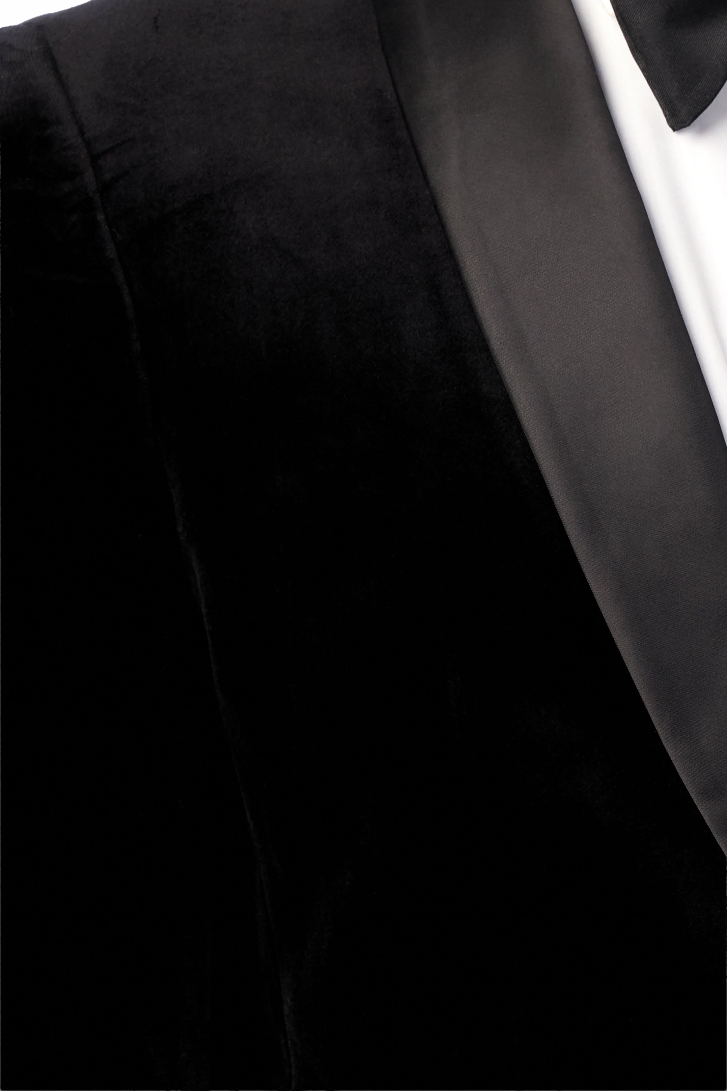 Black Velvet Shawl Lapel Tuxedo