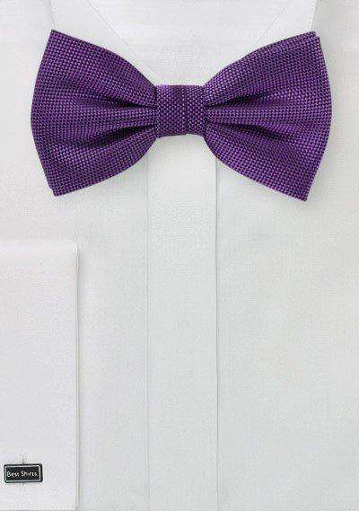Violet MicroTexture Bowtie