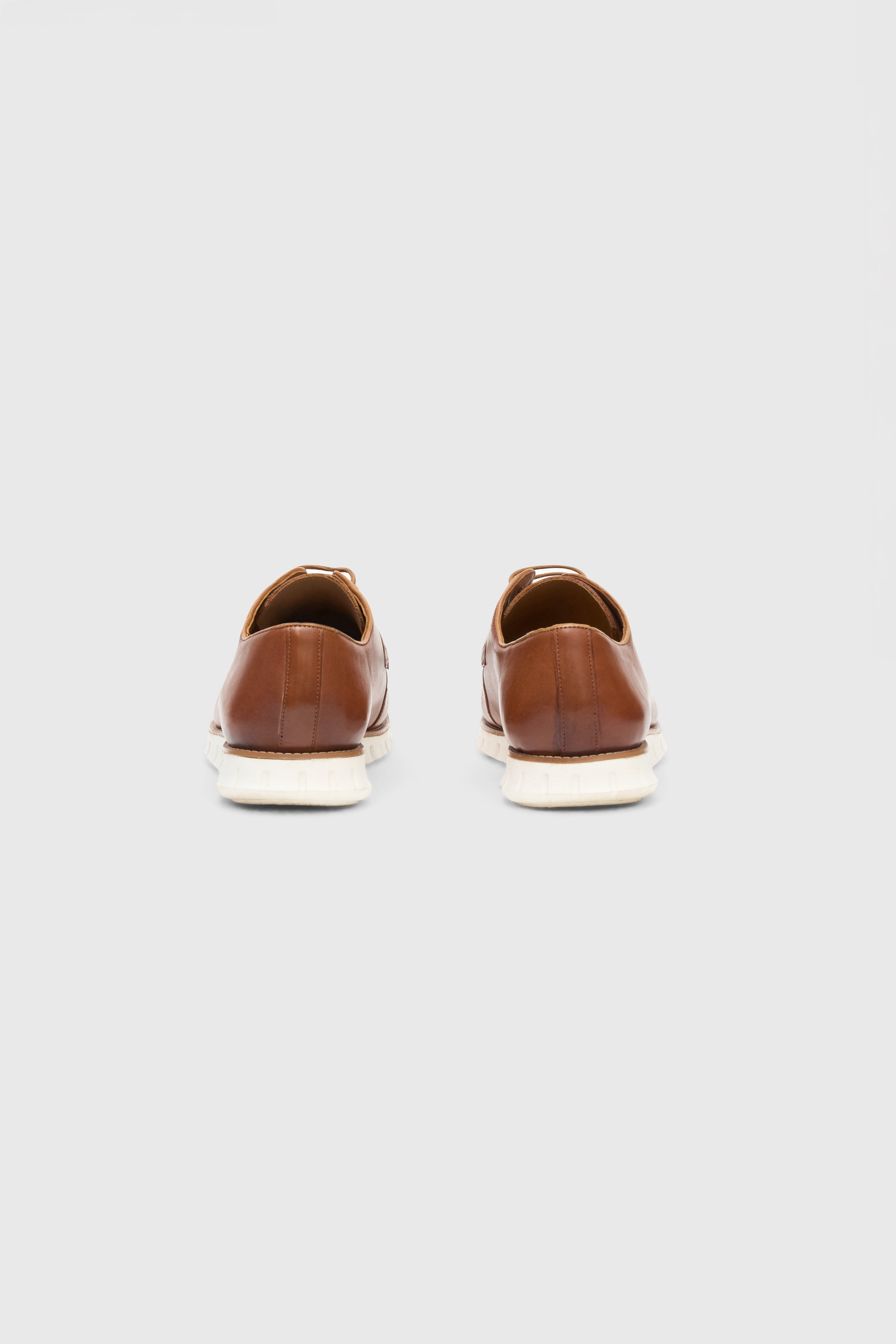 Urban Luxe Derby - Zero Leather Lace Up Tan