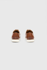 Urban Luxe Derby - Zero Leather Lace Up Tan