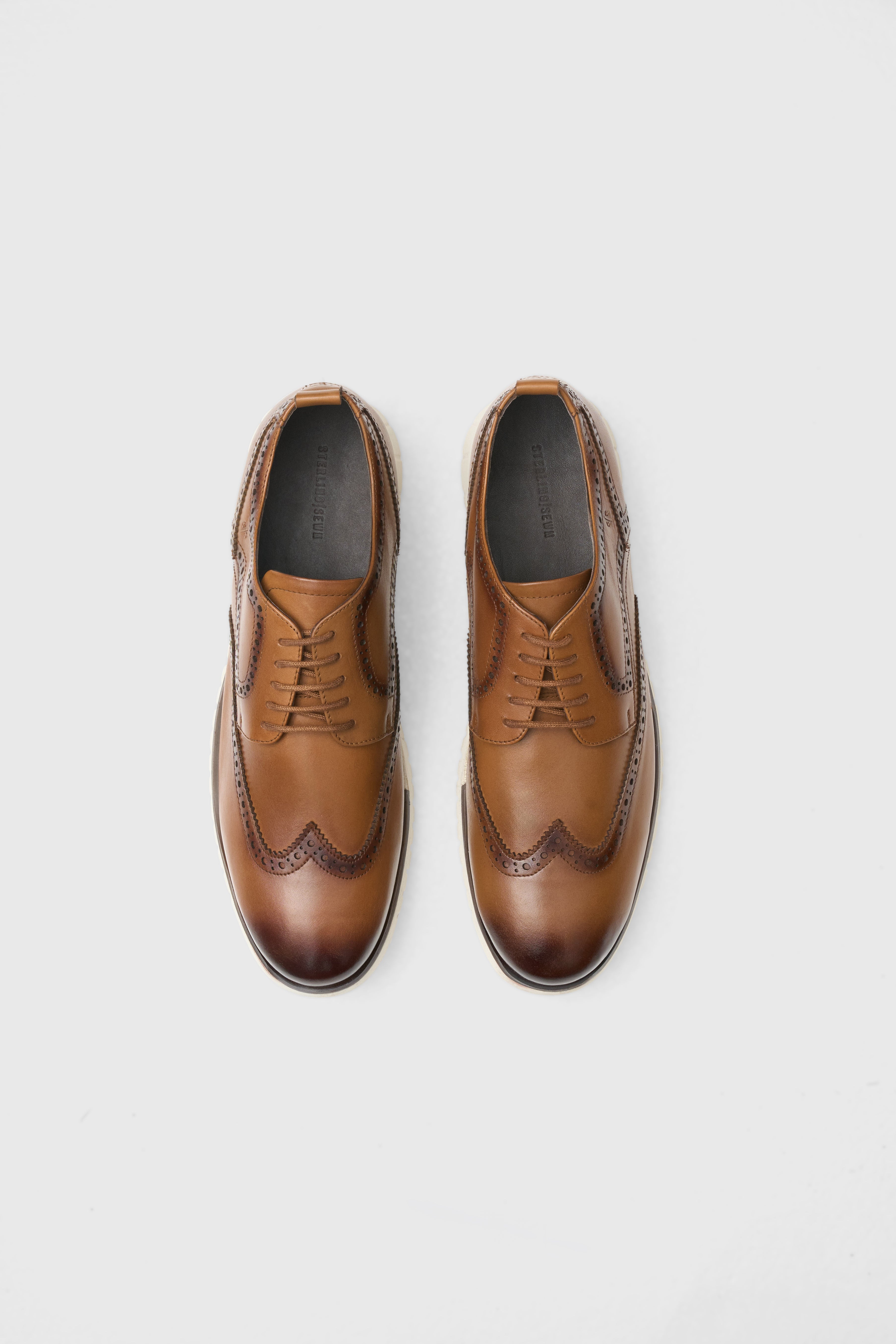 Tan Luxe Wing Tip