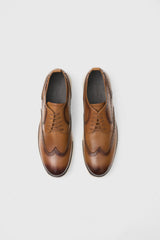 Tan Luxe Wing Tip