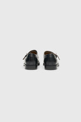 Black Monk Strap Shoes