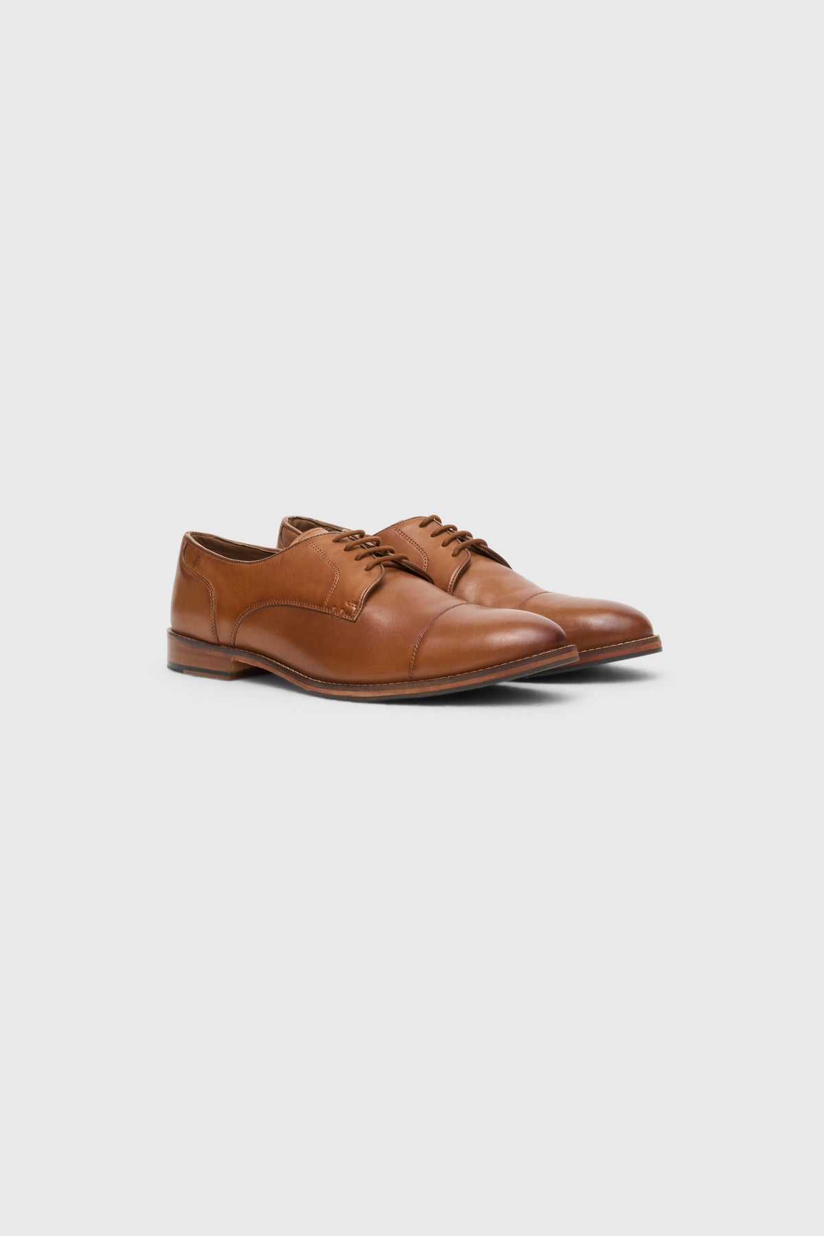 British Tan Captoe Shoes