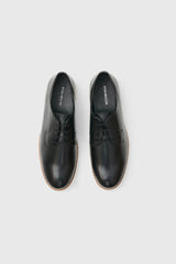 Urban Luxe Derby - Zero Leather Lace Up Black