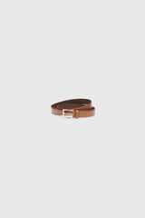 Tan Leather Dress Belt