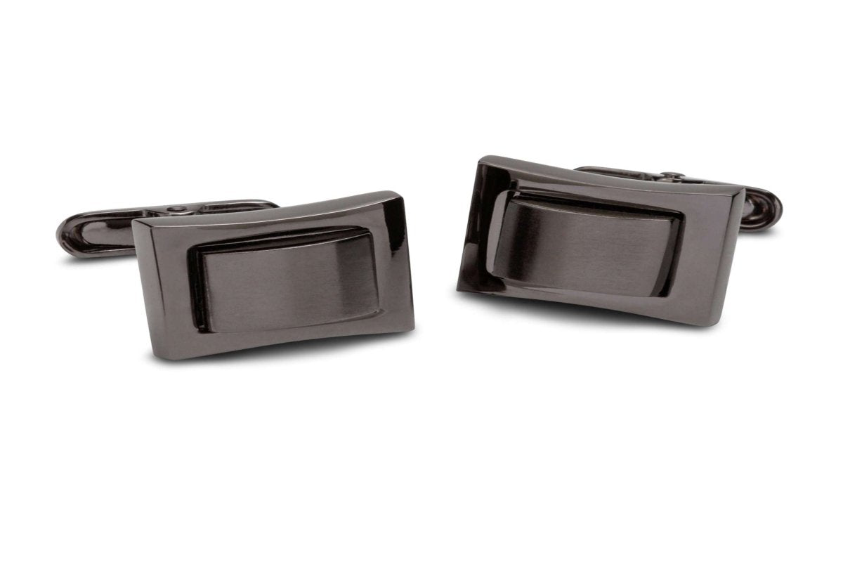 Burnished Gunmetal Cufflinks