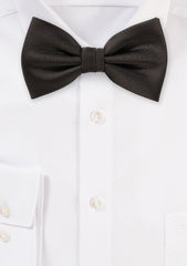 Chocolate MicroTexture Bowtie