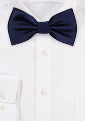 Classic Blue Solid Bowtie