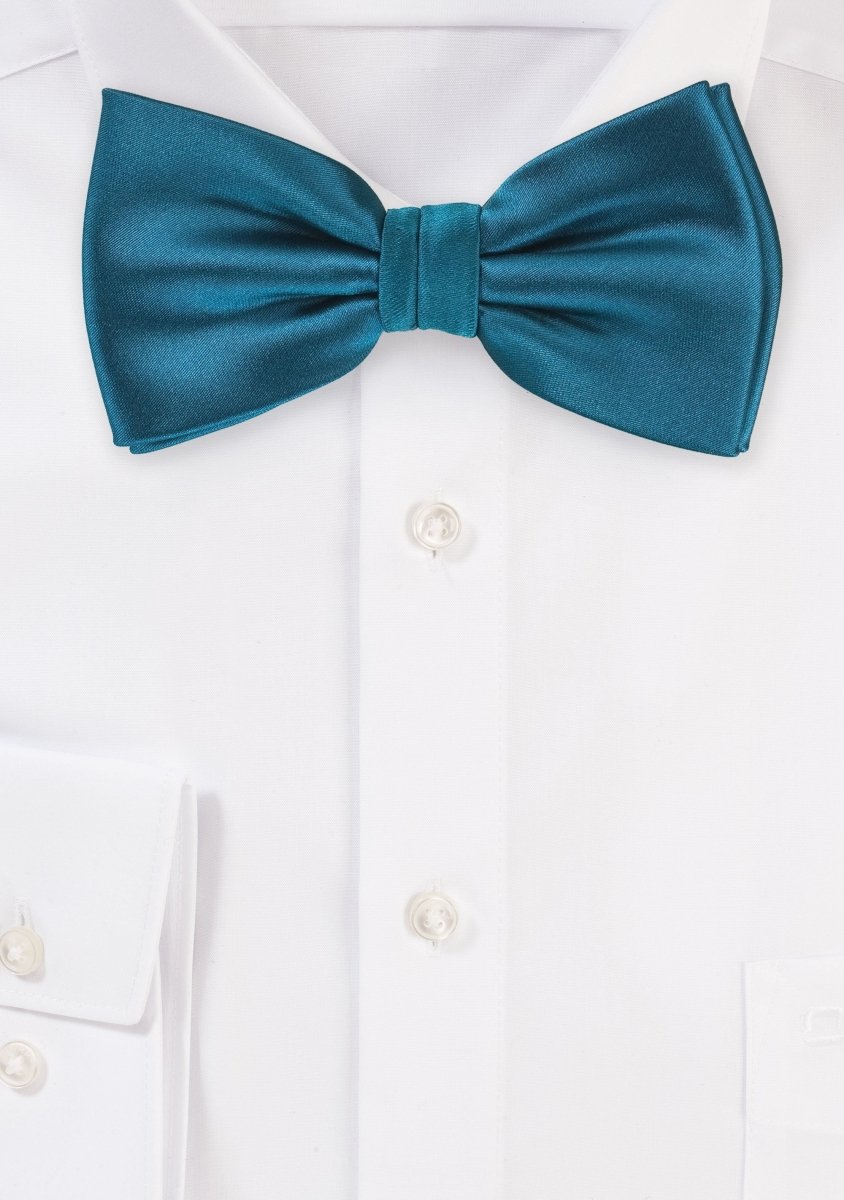 Dark Teal Solid Bowtie