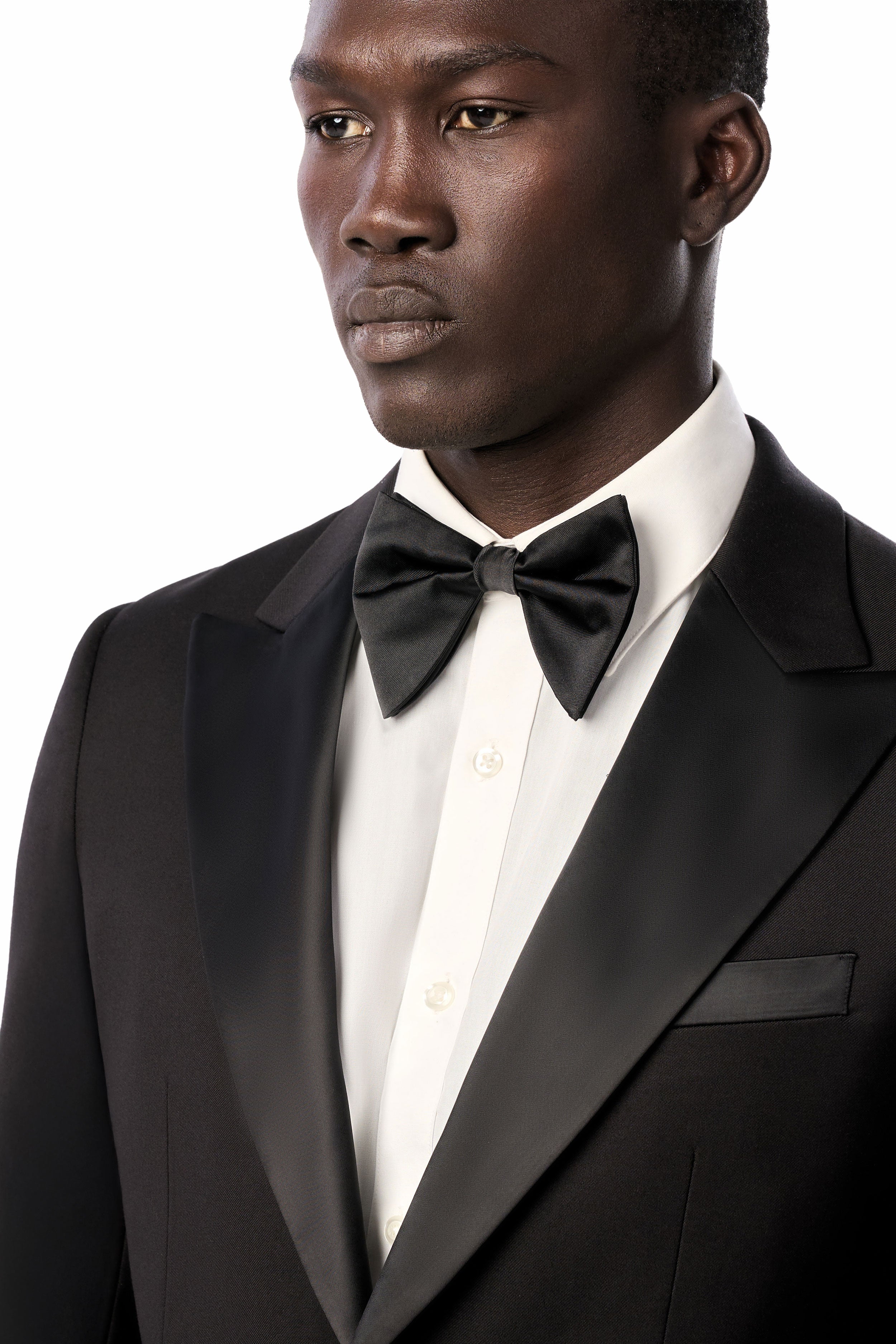 Classic Black Notch Lapel 2 Button Tuxedo