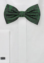 Forest Floral Paisley Bowtie
