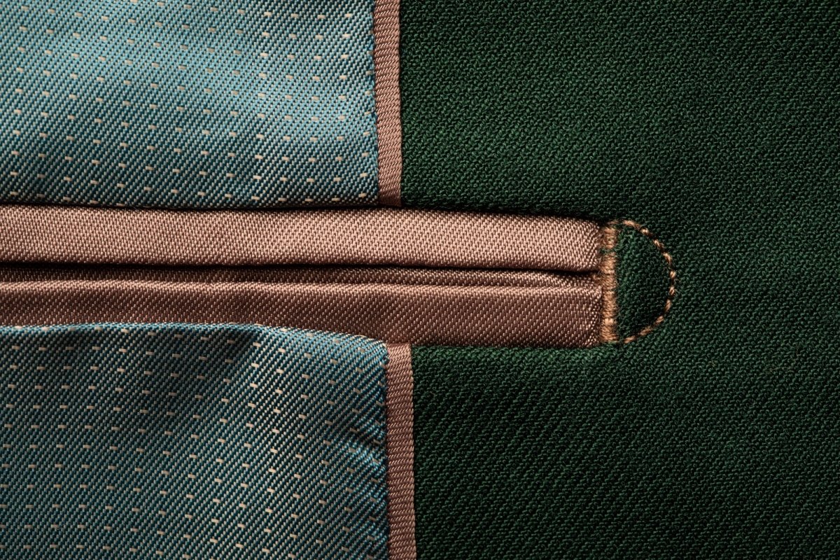Forest Green 2 Button Suit