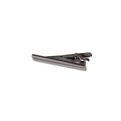 Gunmetal Abstract Tie Bar