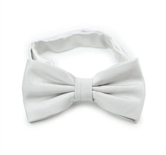 Light Silver Solid Bowtie