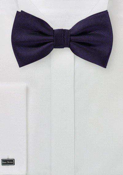 Majesty Purple MicroTexture Bowtie