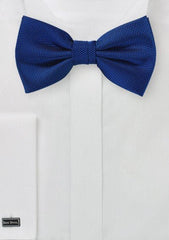 Marine Blue MicroTexture Bowtie